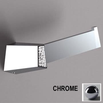 Sonia S8 Swarovski Open Toilet Roll Holder Chrome 161959
