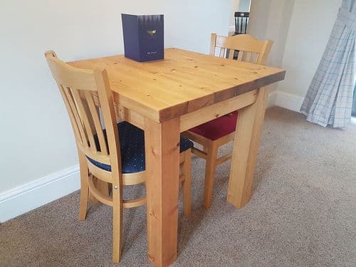 Port Royal 30x30 inch dining table.