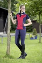 HKM PRO TEAM COUNTY GILET - NAVY / RED - RRP £46.99