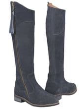 TOGGI CAMPELLO LONG SUEDE BOOTS - NAVY BLUE - RRP £200.00