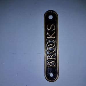 Brooks seat badge